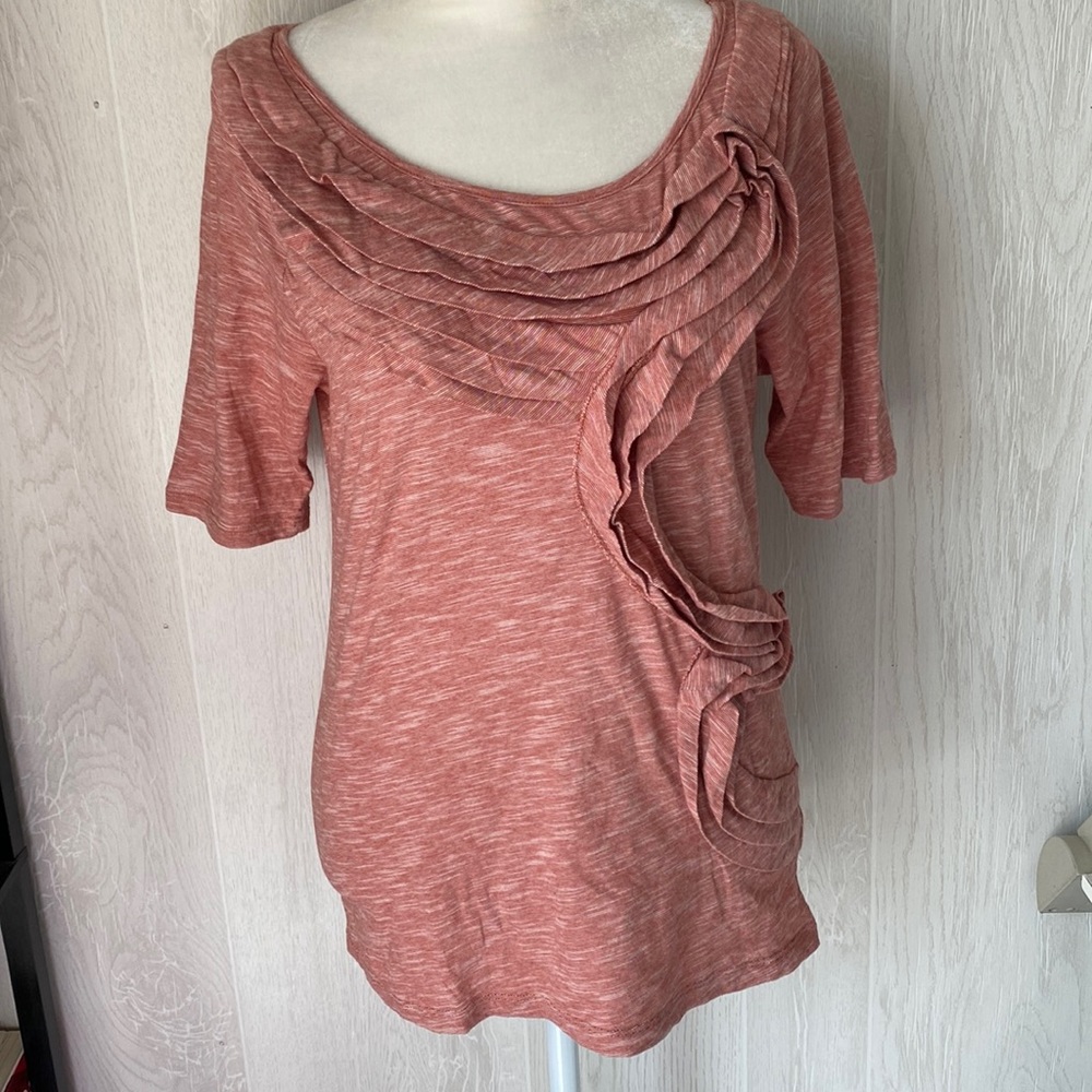 Anthropologie•Pilcro & the Letterpress•Ruffle Wave•Shirt•